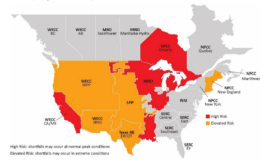 NERC Map