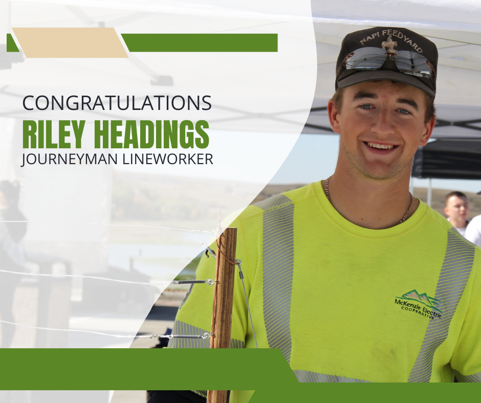 MEC lineworker achieves journeyman status